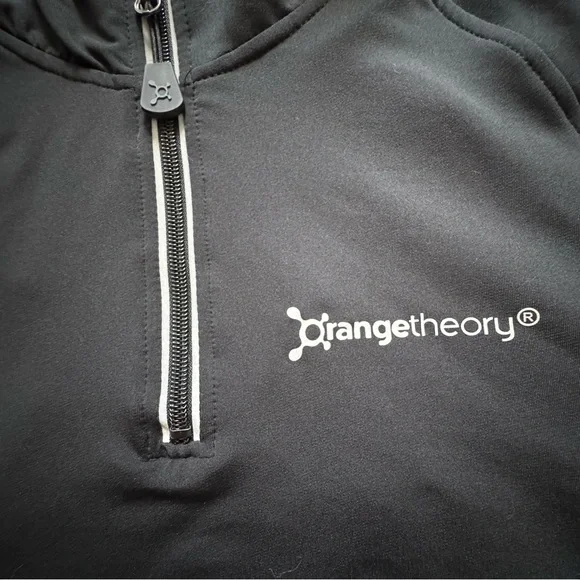 OrangeTheory Hoodie | Unisex | Medium | Black 1/4 Zip Pullover | Like New - Picture 7 of 13